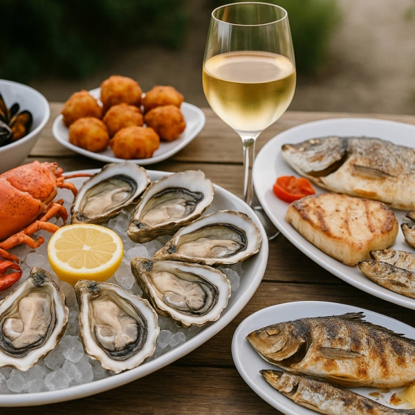 La carte - La Case Du Pêcheur - Restaurant Marseillan - huitre cap d'Agde - bon restaurant MARSEILLAN